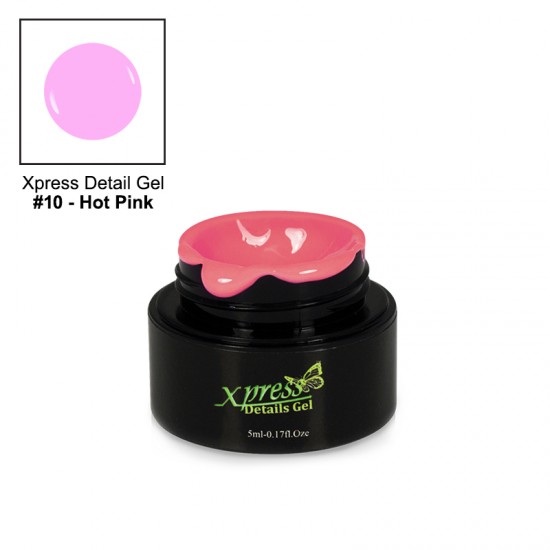 Xpress Detail Gel - HOT PINK #10 - OUT OF STOCK 