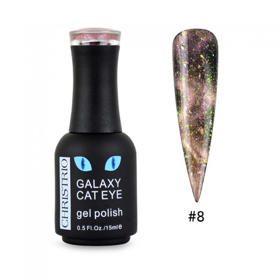 Galaxy Cat Eye Gel Polish #8