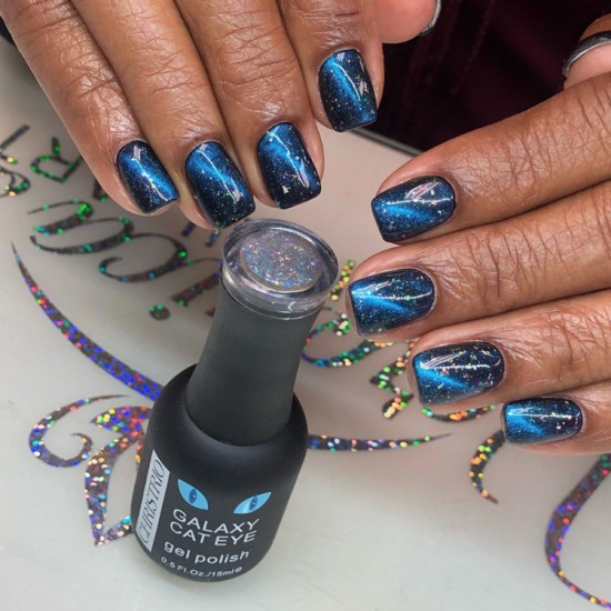 Galaxy Cat Eye Gel Polish #10