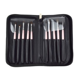 Professional Nail Art Brush Set - 17 pieces