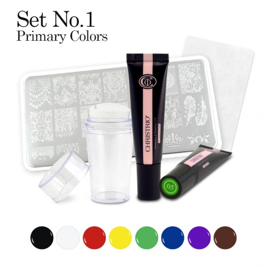 Stamping & Painting Gel Set - No. 1