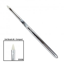 Oval Gel Brush #6 - Compact