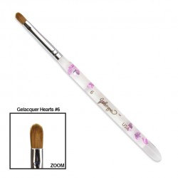 Gelacquer Hearts Brush #6 