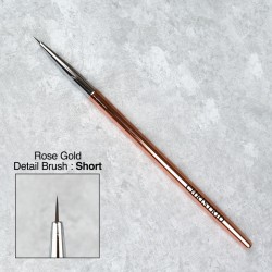 Rose Gold Nail Art Brush - Short