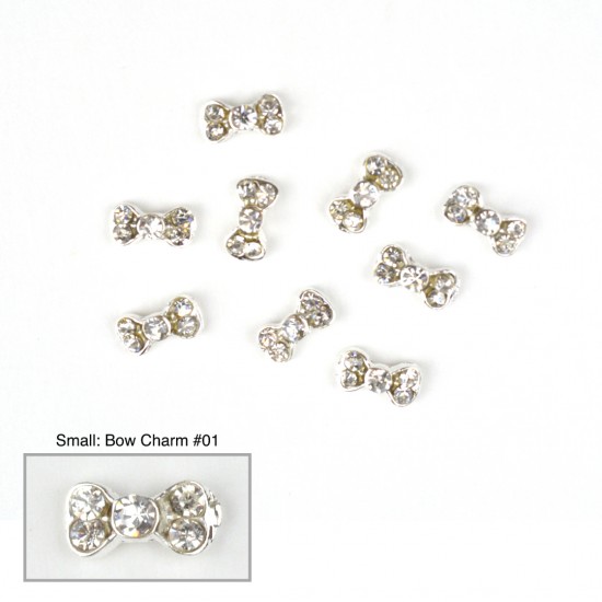 Bow Charms #01 - (Small 100 pcs)