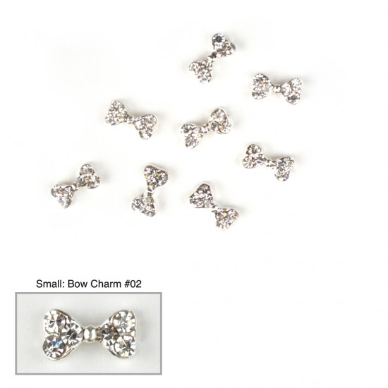 Bow Charms #02 - (Small 100 pcs)