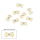 Pearl Bow Charms #04 - (Large 10 pcs)