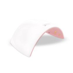 36W Opal LED/UV Lamp  - WHITE/PINK